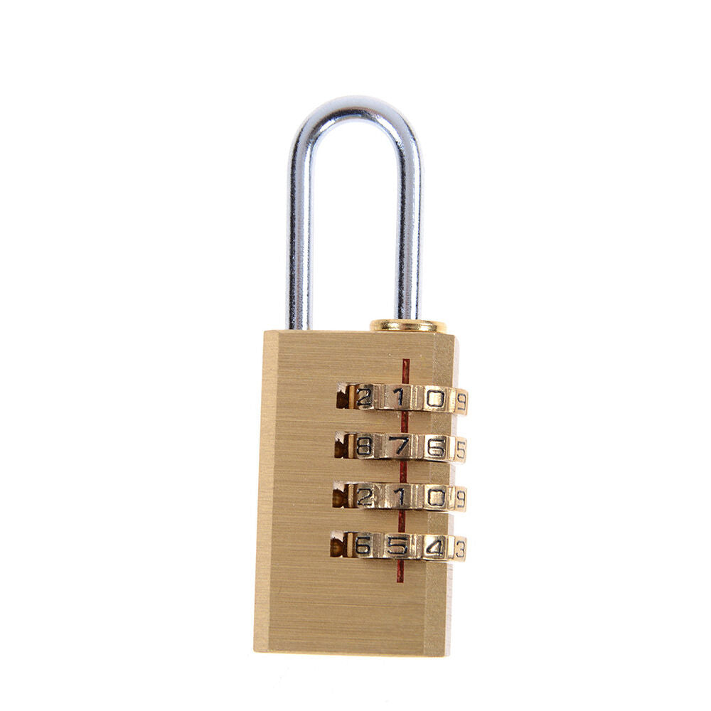 4 Digit Combination Lock Password Padlock Travel bag Password Padl-ca