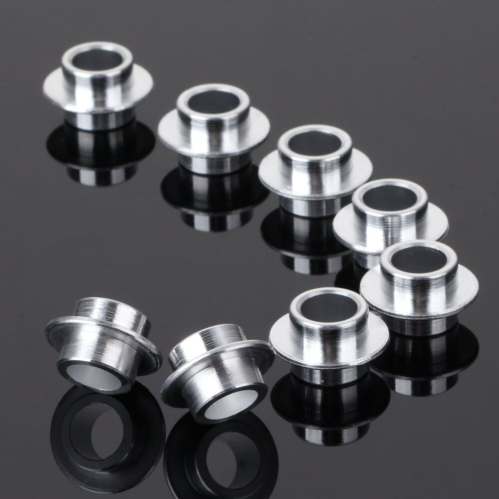 8Pcs 8mm Skate Wheel Aluminum Skateboard Replacement Roller Skates Skating Parts