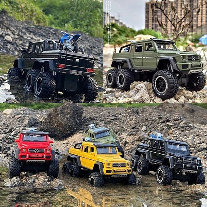 1:28 Mercedes Benz G63 G65 Diecast Model Car Pickup Truck Vehicle Toy Gift 6*6