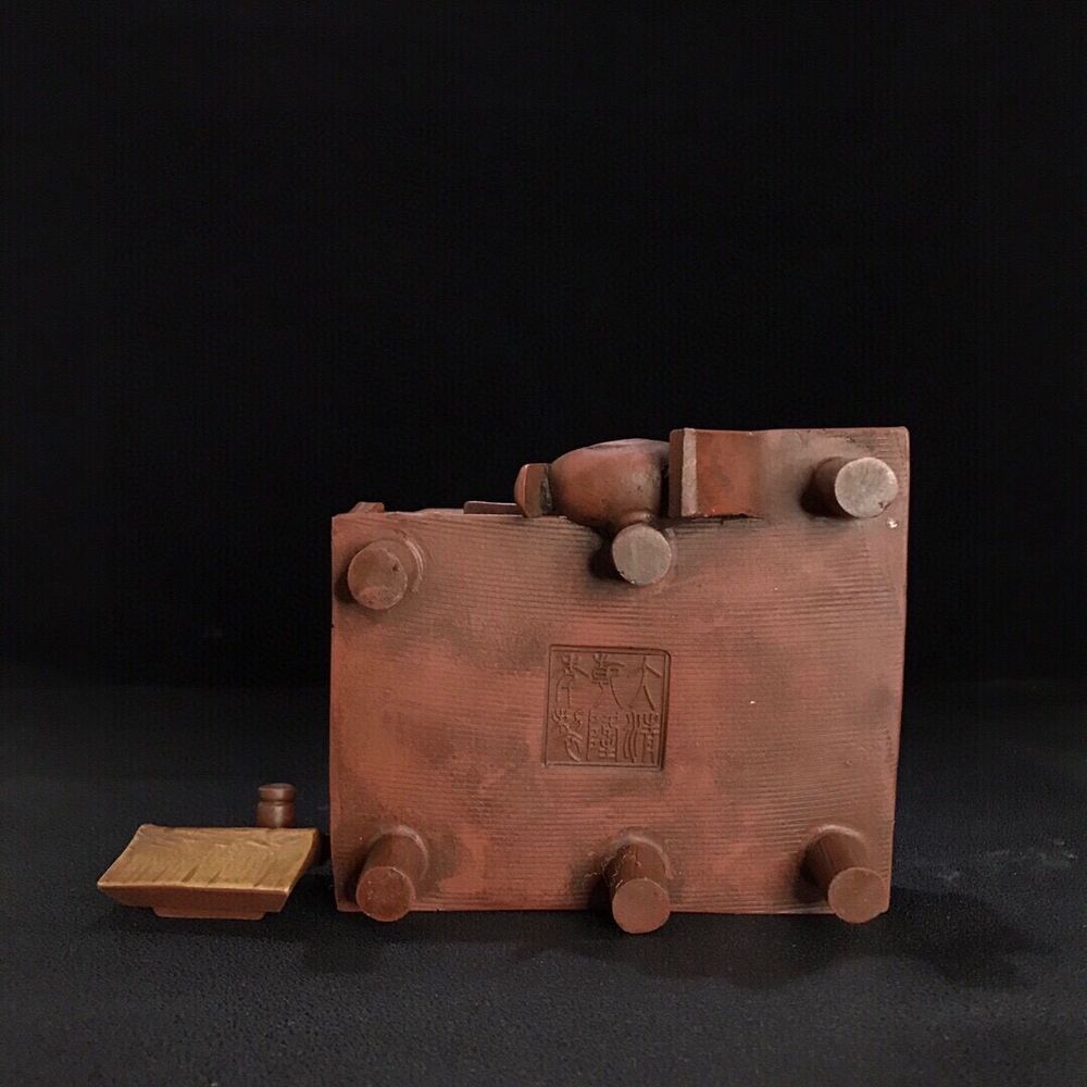 vintage chinese yixing purple clay teapot zisha ceremony teaware collection rare