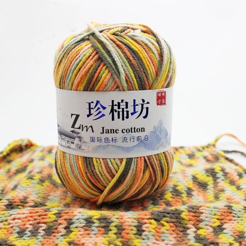 Hot Sale 50g Soft Crochet Yarn DIY Hand Milk Baby Cotton Knitting Wool Yarn