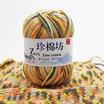 Hot Sale 50g Soft Crochet Yarn DIY Hand Milk Baby Cotton Knitting Wool Yarn