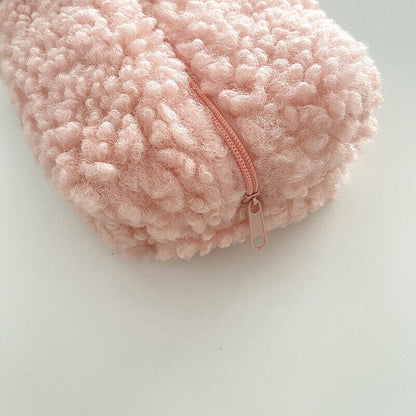Cashmere Pencil Bag Case for Colored Pencils Plush Pencil Bag Zipper Bag QF