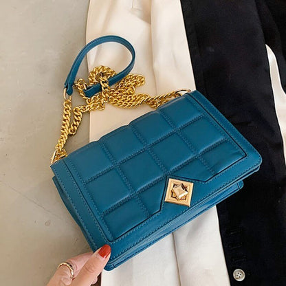 Bag PU Leather Women's Handbag Travel Chain Shoulder Messenger Bag
