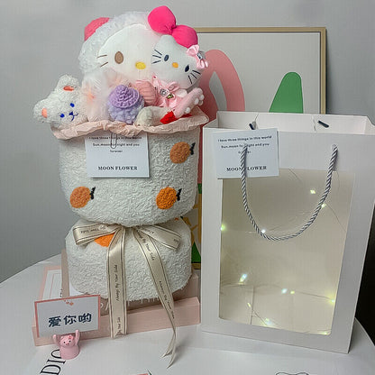 Hello Kitty Doll Bouquet Simulation Eternal Flower Graduation/birthday Gift