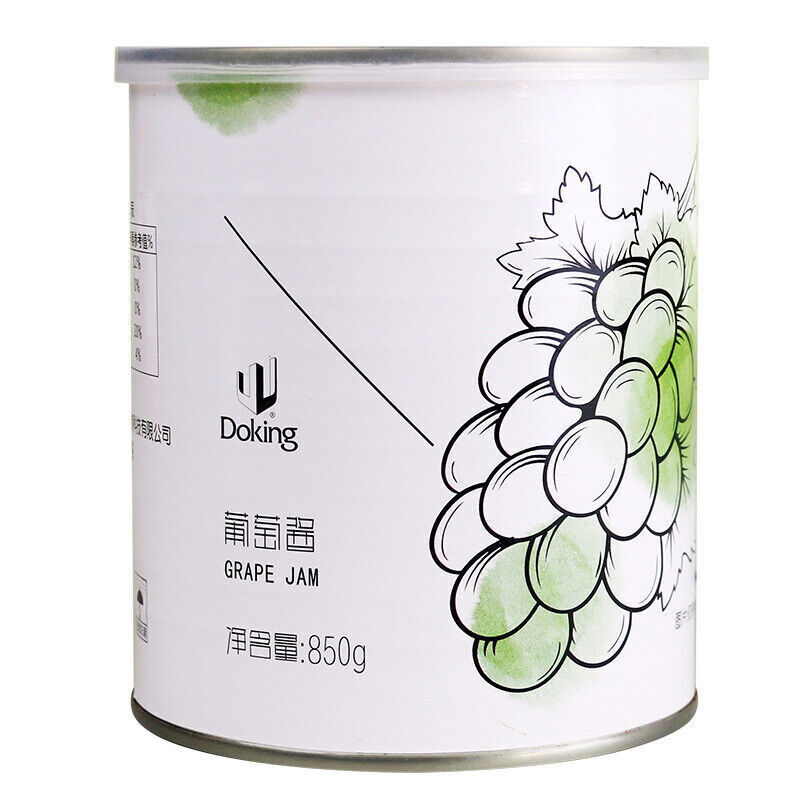 盾皇多肉葡萄罐头 青提果粒果肉 果茶果汁饮料专用 Canned Dun Emperor Succulent Grape 820g