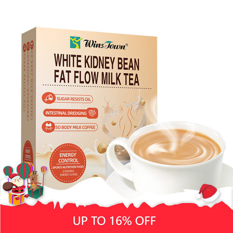 Slimming Tea Weight Loss White Kidney Beanfat Flow Milk Tea 10g*10 bags