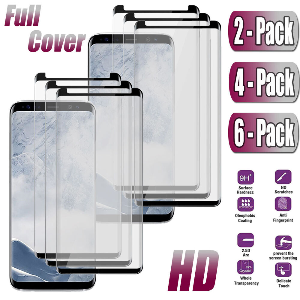 For Samsung Galaxy S8/S8 Plus Case Friendly Tempered Glass Screen Protector