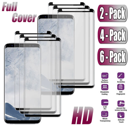 For Samsung Galaxy S8/S8 Plus Case Friendly Tempered Glass Screen Protector