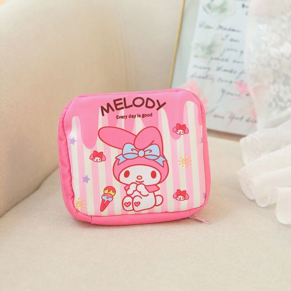Girls' Portable Cute Jewelry Storage Bag Sanitary Cotton Storage Bag