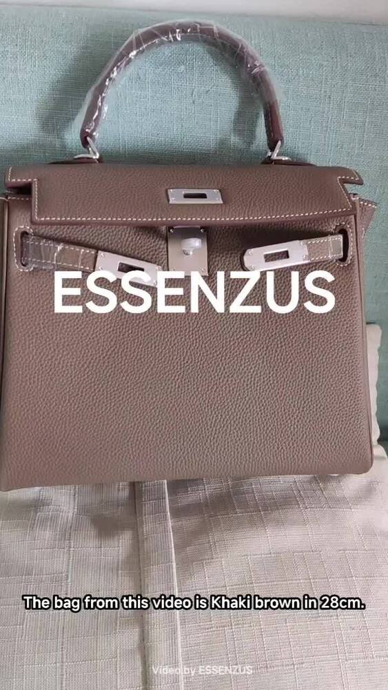 25/28) Real Leather Small Flap Briefcase Tote Shoulder Bag Purse Handbag Fashion