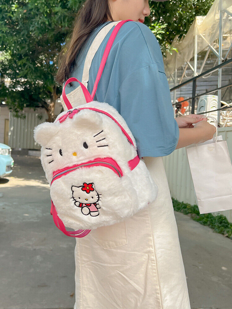 Cute Girl's Kuromi Hello Kitty Pompompurin Backpack Satchel Shoulder Bag Gift