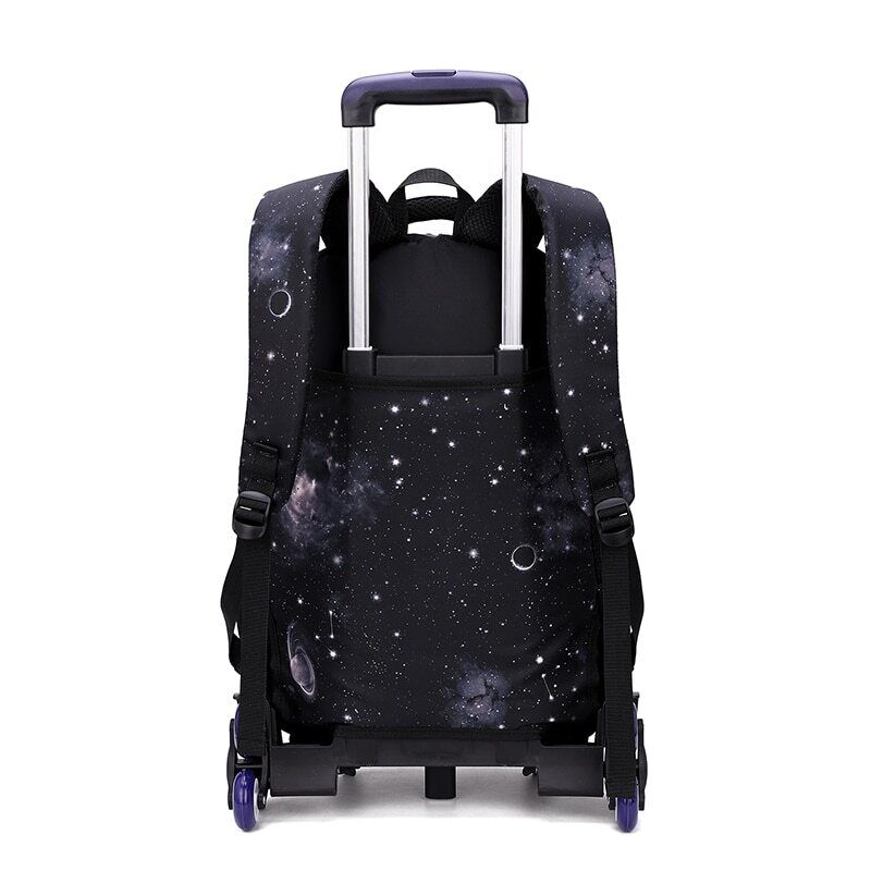 School Bag Wheels School Backpack Wheeled Bag Students Bags Boys Travel Luggage