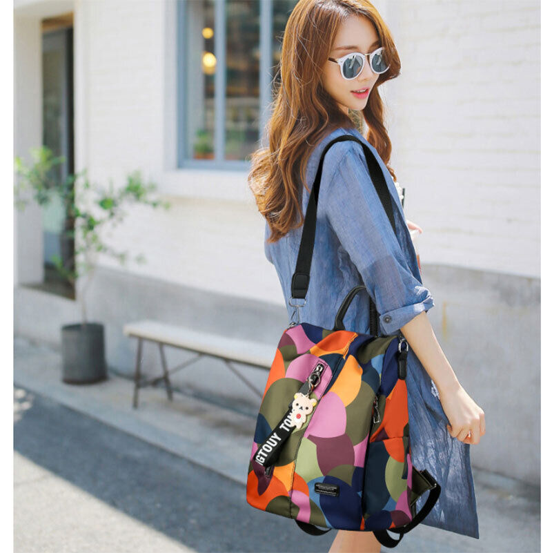 Fashion Women Backpack Girls Large Capacity Rucksack School Bag Handbag Shoulder