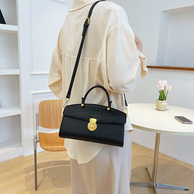 Ladies Handbag Genuine Leather Hobo Satchels Tote Crossbody Shoulder Bag Purse