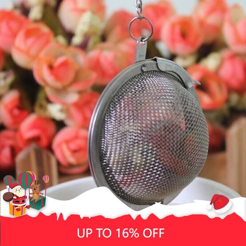 Tea Infuser Tea Ball Strainer Mesh Filter Herbal Ball Tea Tools Stainless Steel
