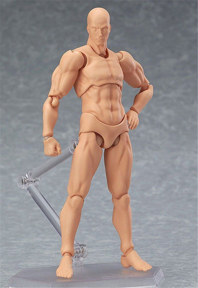 5.12" Artist Movable Male Female Joint Figure Body Models Mannequin Action Model