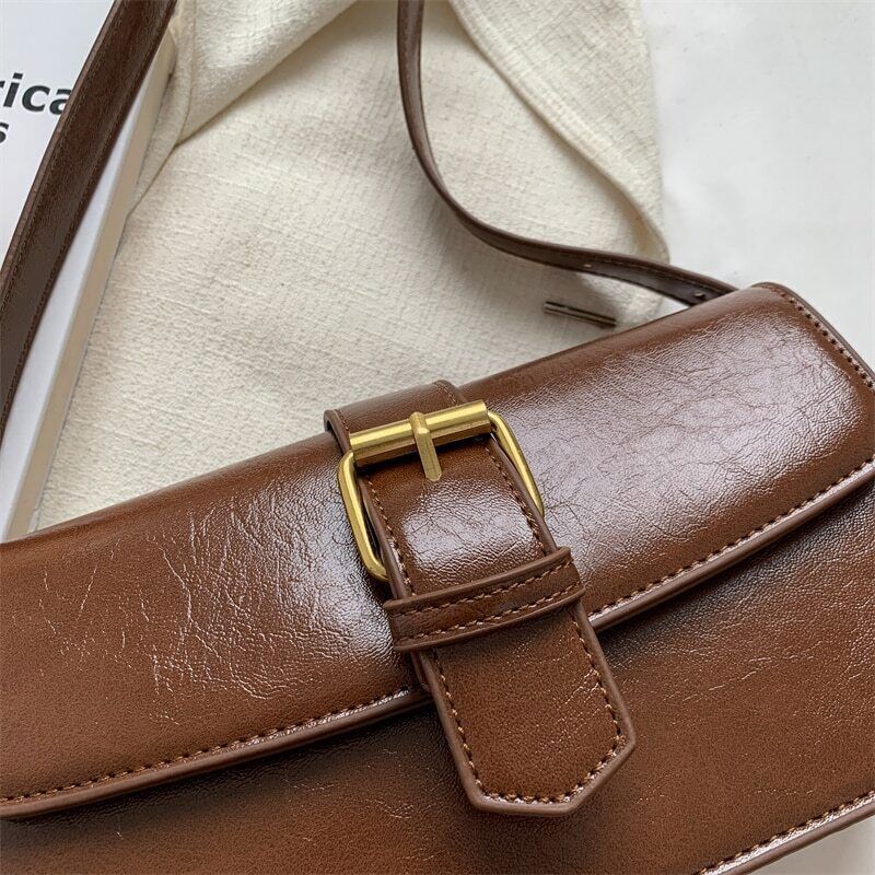 Crossbody Bags Women Pure Color Square Shoulder Messenger Bag