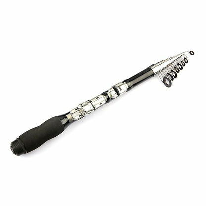 Fishing Rod 1Pcs Retractable Bass Hard Bait Casting Mini Portable Spinning Reel