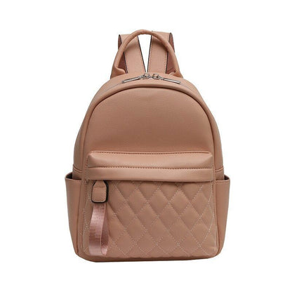 2023 Embroidered Backpack Women's PU Bag Multi-function Backpack