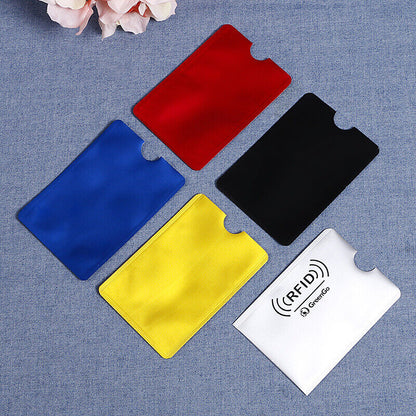 Credit Card Card Case Anti Rfid Bank Metal Card Holder Bag Holder Protector Card