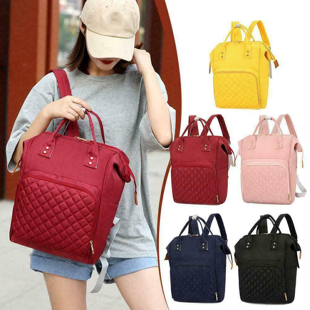 New Women's Mummy Nappy Diaper Bag Large Capacity Baby Travel Backpack Tote Bag