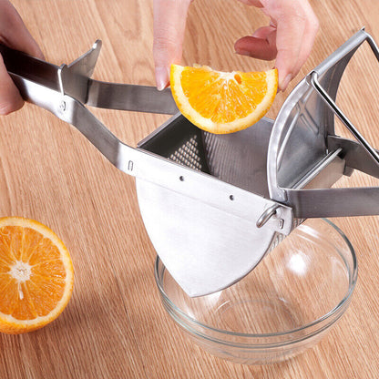 Stainless Steel Potato Masher Heavy Duty Masher Multi-purpose Fruit Lemon Juicer