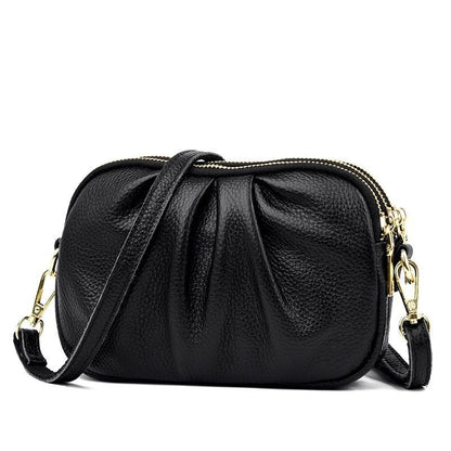 Handbag Genuine Leather Casual Vintage Small Messenger Shoulder Bags 19*13*6 CM