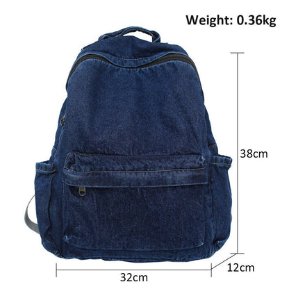 Women's Denim Shoulder Bag Gift Travel Satchel Handbags Vintage Jeans Backpack