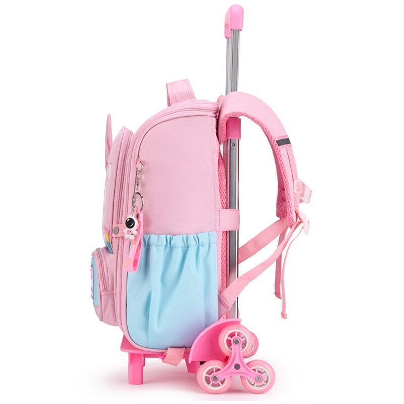 School Bag Wheels School Trolley Backpack Girls Wheeled Backpack School Bags