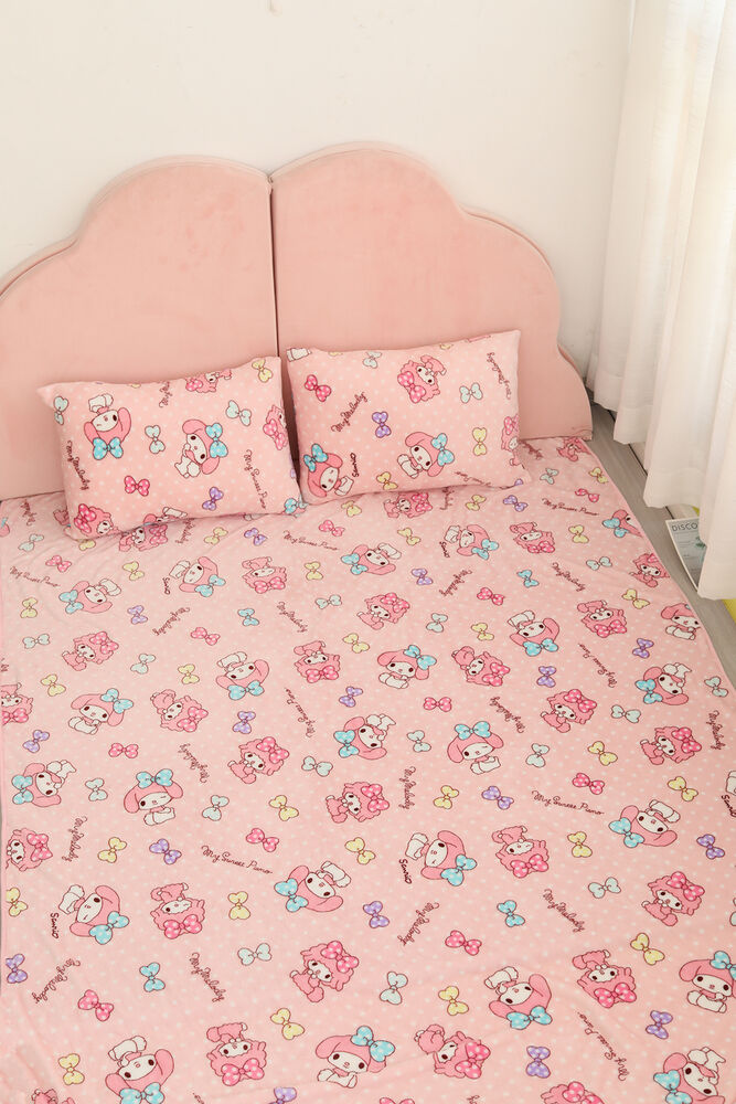 Melody Plush Blanket Cinnamoroll Kuromi Carpet Sofa Mat Nap Quilt Decoration
