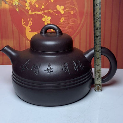 Vintage Chinese Yixing Purple Clay Teapot Zisha Ceremony Teaware Collection Rare