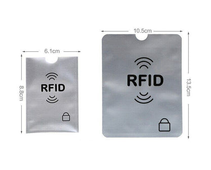 Rfid Card Holder Card Protection Case Rfid Wallet Card Bag Anti Credit Card Case