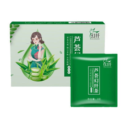 Aloe Vera Phantom Fibre Tea Cassia Leaf Lotus Leaf Burning Card Combo Health Tea
