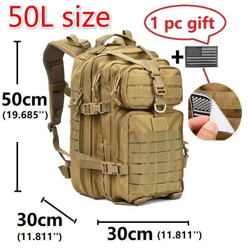 Nylon Backpack Outdoor Tactical Sports Camping Hiking Hunting Bag
