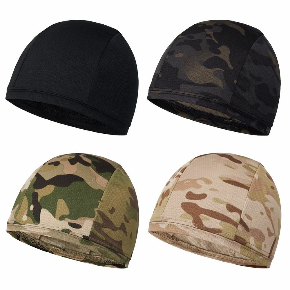 Tactical Camouflage Hat Outdoor Hiking Bicycle Cycling Helmet Liner Hat Hunting