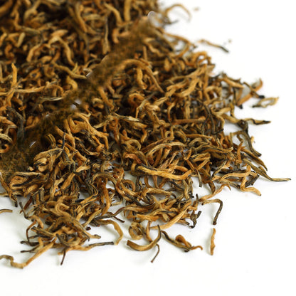 Supreme Wuyi Jinjunmei Eyebrow Black Tea Loose Leaf Golden-Buds