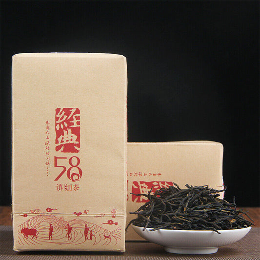 Black Tea180g Boxed Dian Hong Tea Yunnan Fengqing Fengqing Classic 58 Tea