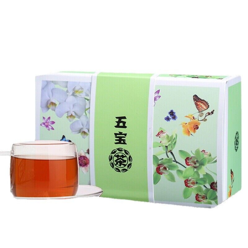 150g Natural Five Treasure Tea Healthy Herbal Tea Gouqi Hongzao Huangjingrenshen