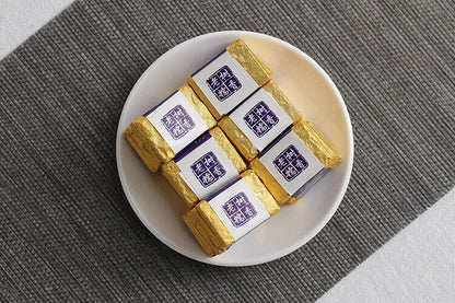 500g Yunnan Pu-erh Ripe Tea Glutinous Aromatic Mini Square Brick Tea Thin Slices
