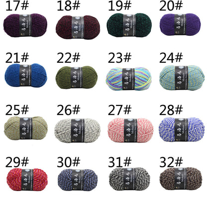 Hot Sale 100g Soft Mohair Cashmere Yarn Thick Woven Knitting Wool Crochet Yarn