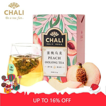 3g*15bags Peach Oolong Tea Top Hot Cold Brew Tea Fruit Tea茶里蜜桃乌龙茶花果茶水果茶白桃乌龙茶叶冷泡茶