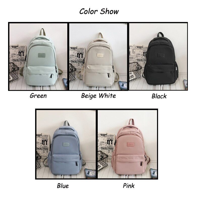 Women's Backpack Woman Travel Bag Schoolbag Teenage Girl Book Knapsack
