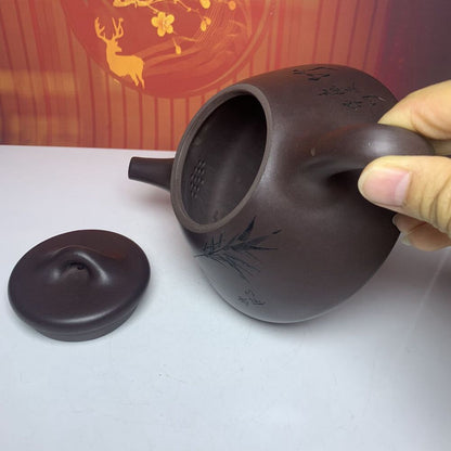 Vintage China Yixing Purple Clay Teapot Zisha Ceremony Fashion Exquisite Teaware