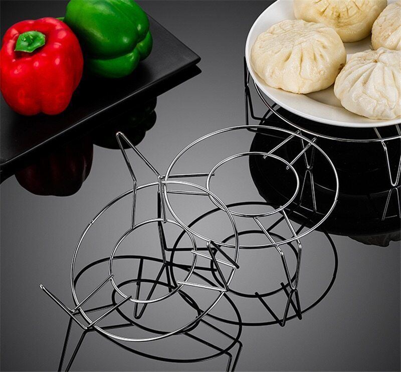 Cookware Steamers Thick Stainless Steel Food Kitchen Rack Insert Steaming Stands