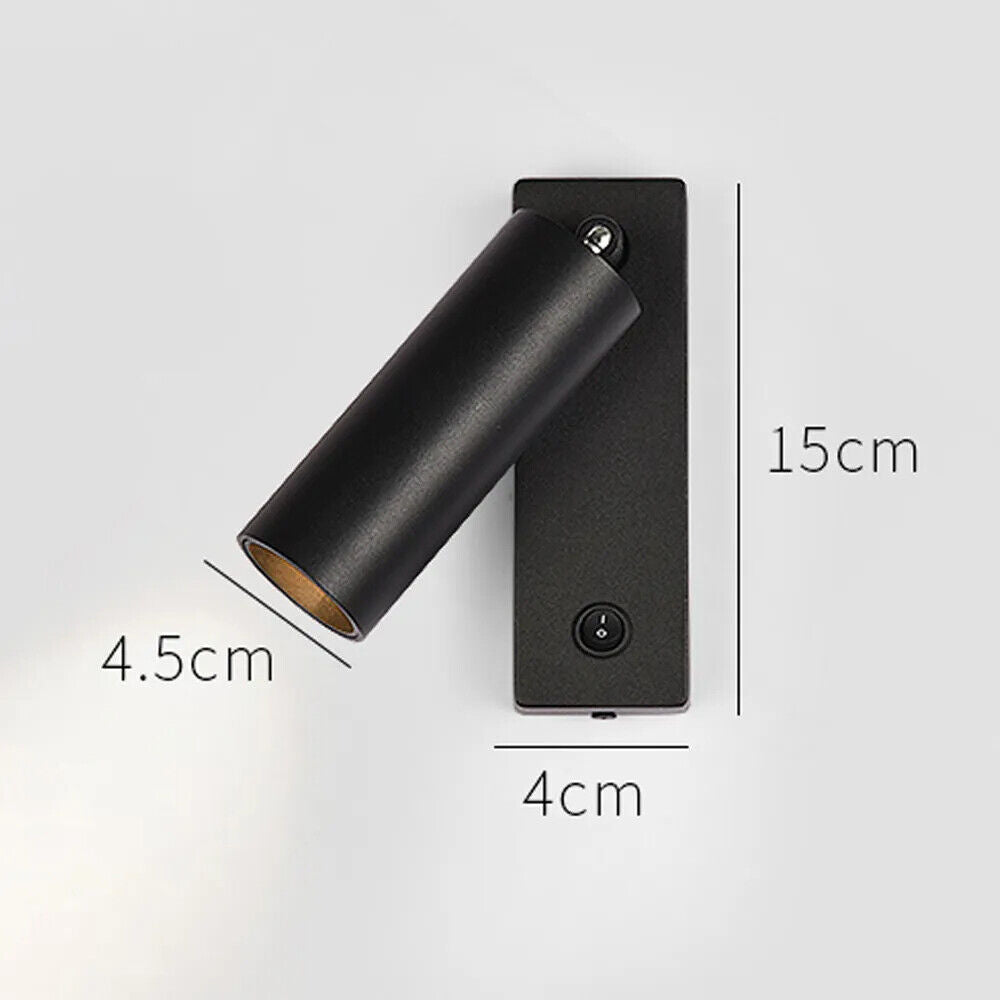 Wall Light Indoor LED Nordic Home Bedroom Bedside Headboard Reading Lamp Fixture