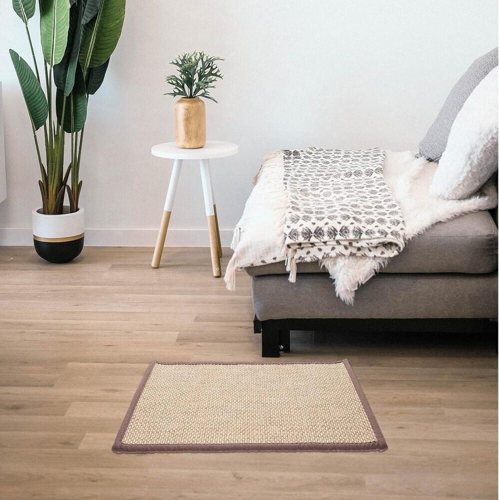 Handmade Bamboo Rug Woven Straw Cushion Rattan Sitting Mat Yoga Meditation Gift