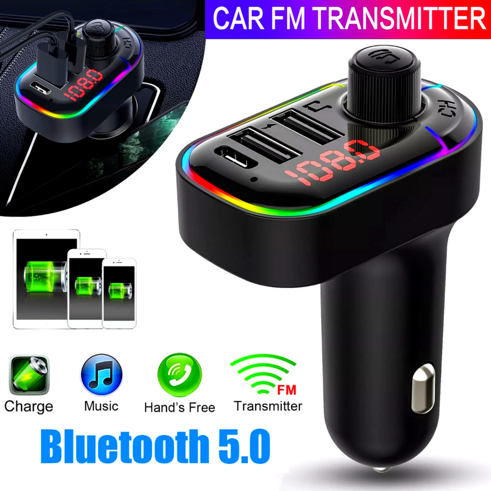 Coche Bluetooth Mp3 Inalambrico Autos kits para Adaptador de Radio Transmisor FM