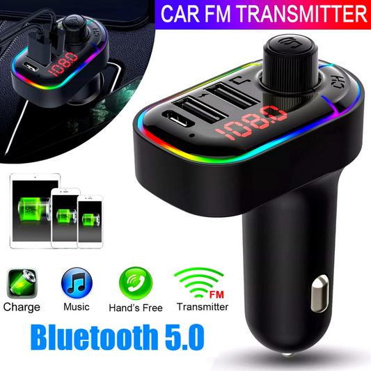 Coche Bluetooth Mp3 Inalambrico Autos kits para Adaptador de Radio Transmisor FM