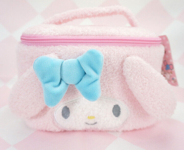Kuromi Cute Large Capacity Makeup Bag Women's Portable Travel Plush Storage Bag